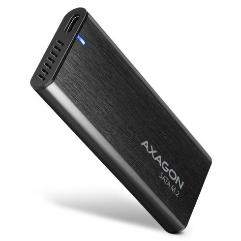 AXAGON box za M.2 SSD / EEM2-SBC / USB-C / USB 3.2 Gen2 / kabel 20 cm USB-C na USB-A