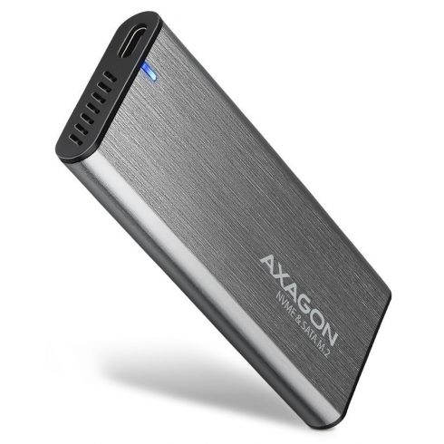 AXAGON škatla za M.2 NVMe SSD / EEM2-SG2 / USB-C / USB 3.2 Gen2 / kabel 20 cm USB-C na USB-A