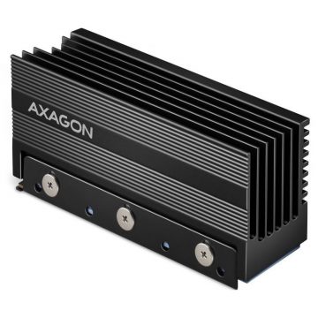   AXAGON aluminijasti pasivni hladilnik za M.2/NVMe SSD / CLR-M2XL / 2280 / višina hladilnika 36mm