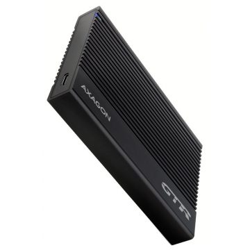   AXAGON aluminijasta škatla z rebri za 2,5" SATA SSD/HDD / EE25-GTR / USB-C 3.2 Gen 2 / kabel 60cm