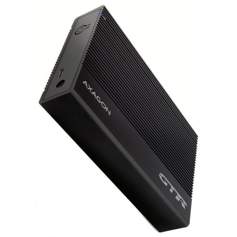 AXAGON aluminijasta škatla z rebri za 3,5" SATA SSD/HDD / EE35-GTR / USB-C 3.2 Gen1 / kabel 60cm