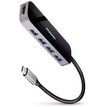   AXAGON zvezdišče USB-C 6v1 / HMC-6H4A / USB 3.2 Gen1 / 4x USB-A / HDMI / PowerDelivery / kovinsko ohišje / 0,2 m