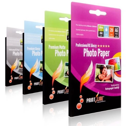 Foto papir PrintLine A6 Premium mat 230g/m2, mat, 20 kos