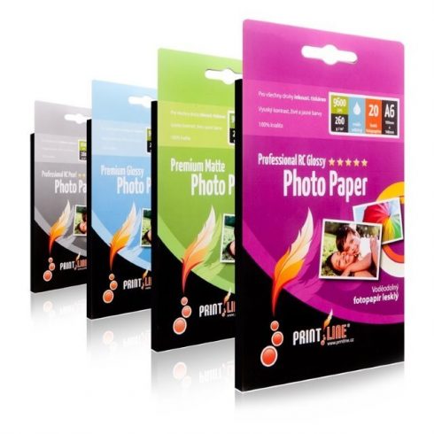 Foto papir PrintLine A6 Professional RC pearl 260g/m2, mat, 20 kos