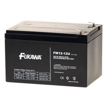   FUKAWA svinčeno-kislinska baterija FW 12-12 U za UPS APC/ AEG/ EATON/ Powerware/ 12V/ 12Ah/ življenjska doba 5 let/ Faston F2-6.3mm