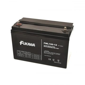   Svinčena baterija FUKAWA FWL 100-12 za APC/ AEG/ EATON/ Powerware/ 12V/ 100Ah/ življenjska doba 10 let/ navoj M6