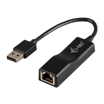   i-tec USB 2.0 Fast Ethernet adapter DVANCE (RJ45)/ LED indikacija/ črn