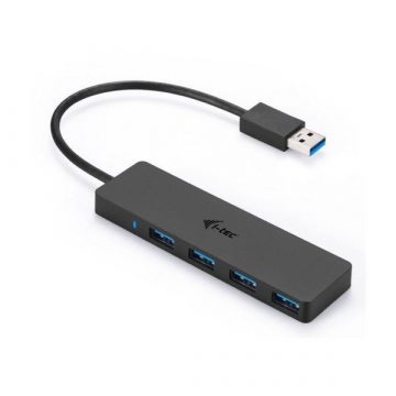   i-tec USB HUB ADVANCE/ 4 vrata/ USB 3.0/ pasivno/ tanko/ črno