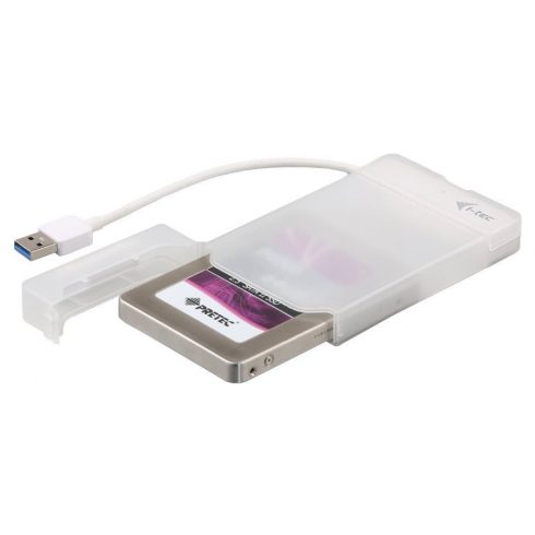 i-tec zunanja škatla za HDD ADVANCE MySafe Easy/ 2.5" SATA/ SSD/ USB 3.0/ bela