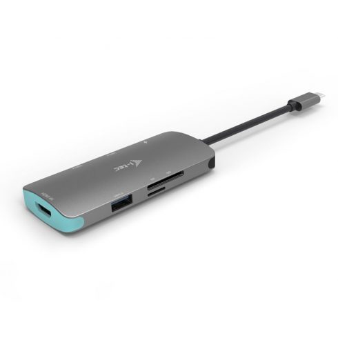 i-tec priklopna postaja USB-C Metal/ Nano Dock/ 4K UHD 3840×2160/ 3x USB 3.0/ HDMI + Power Delivery 60 W