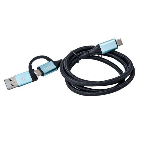 i-tec povezovalni kabel USB 3.1 (Type-C) na USB 3.1 (Type-C) z adapterjem USB 3.0, 1m