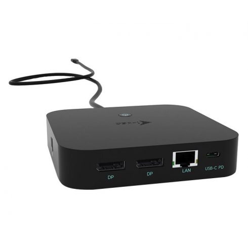 i-tec priklopna postaja USB-C/ dvojni zaslon/ 1x USB-C/ 3x USB 3.1 / 2x USB 2.0 / LAN/ Thunderbolt 3/ Power Delivery 100W