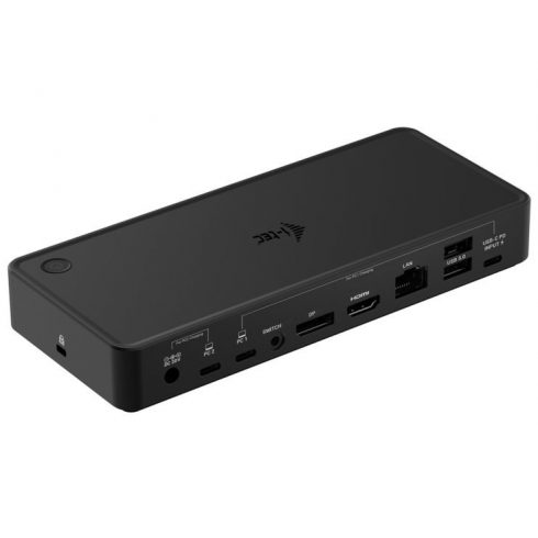 Priključna postaja i-tec USB-C/Thunderbolt KVM Dual Display/ 5x USB-C/ 3x USB 3.2/ DP/ HDMI/ LAN/ Power Delivery 65/100W