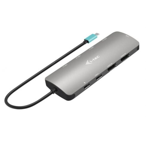 i-tec priklopna postaja USB-C Metal Nano/ 2x HDMI/ 2x USB 3.2/ 2x USB 2.0/ USB-C/ PD100W + univerzalni polnilec 112W