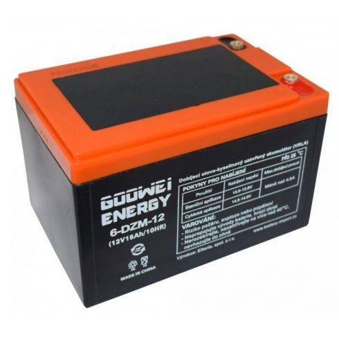 GOOWEI ENERGY Pb vlečna rezervna baterija VRLA GEL 12V/15Ah (6-DZM-12)