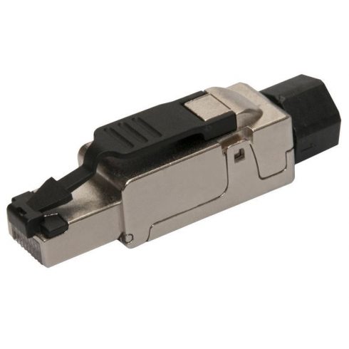 Solarix konektor industrijski univerzalni RJ45 CAT6A STP samorezni SXRJ45-6A-STP-BK-SA