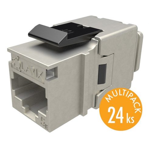 Solarix keystone c5e STP RJ45 črn za klešče SXKJ-5E-STP-BK-NA - multipack 24 kos