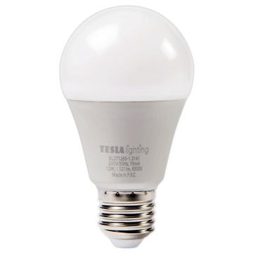   Tesla LED žarnica BULB E27/12W/230V/1521lm/25.000h/6500K hladno bela 220st