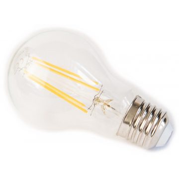   Tesla LED žarnica FILAMENT RETRO BULB E27/7,2W/230V/806lm/25.000h/2700K topla bela/360°/prozorna