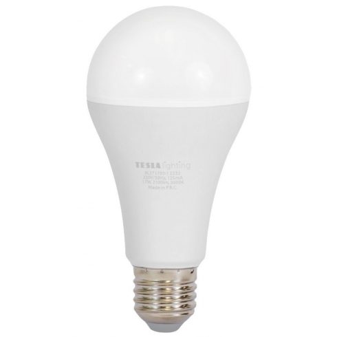 Tesla LED žarnica BULB E27/17W/230V/2100lm/25.000h/3000K topla bela 220st