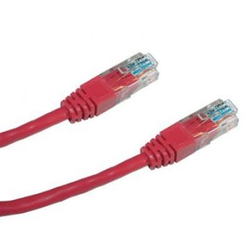 DATACOM Patch kabel UTP CAT5E 1m rdeč