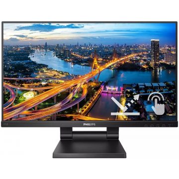   PHILIPS 23.8" LED 242B1TC / 16:9/ IPS/ Touch/ 1920x1080@75Hz/ 4ms/ 250 cd/ DP/ HDMI/ VGA/ 3xUSB/ zvočnik