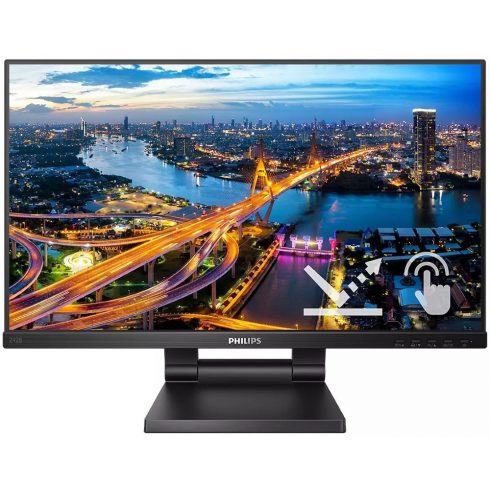 PHILIPS 23.8" LED 242B1TC / 16:9/ IPS/ Touch/ 1920x1080@75Hz/ 4ms/ 250 cd/ DP/ HDMI/ VGA/ 3xUSB/ zvočnik