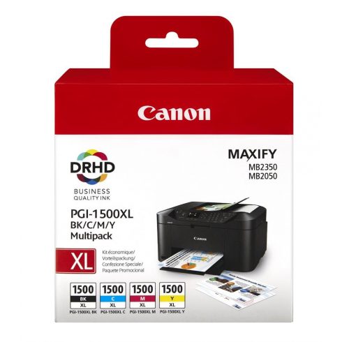 Canon multipack kartuš s črnilom PGI-1500XL C+M+Y+BK