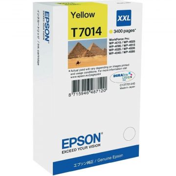   Epson kartuša/ C13T70144010/ WP-4000/ 4500/ 3400 strani/ XXL Rumena