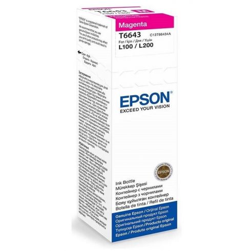 Epson kartuša s črnilom 664/ C13T66434A/ L100/ L110/ L200/ L210/ L355/ L550/ 70ml/ Magenta