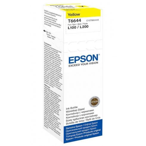 Epson kartuša s črnilom 664/ C13T66444A/ L100/ L110/ L200/ L210/ L355/ L550/ 70 ml/ Rumena