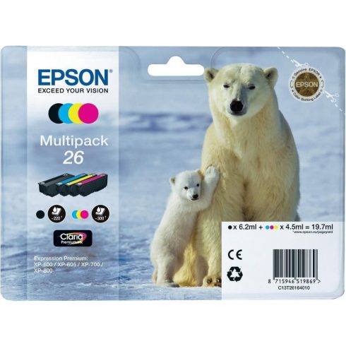 Epson kartuše - MULTIPAK/ C13T26164010/ 4 barve