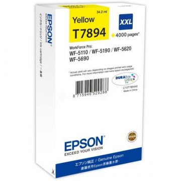 Kartuša Epson/ C13T789440/ WF-5620/ WF-5690/ XXL/ Rumena