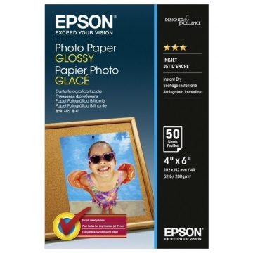 EPSON foto papir C13S042547/ 10x15cm/ sijajni/ 50 kos