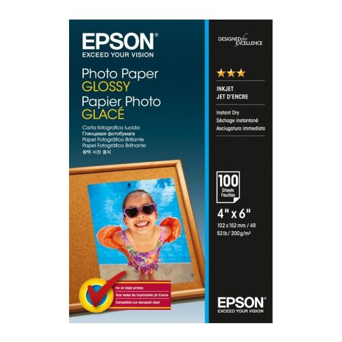 EPSON foto papir C13S042548/ 10x15cm/ sijajni/ 100 kos