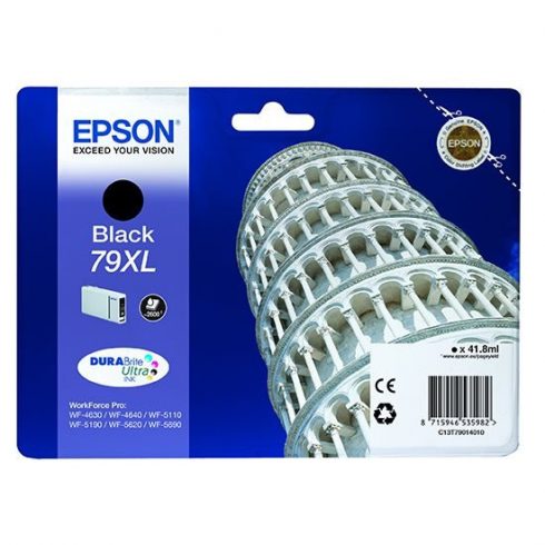 Epson kartuša s črnilom/ C13T79014010/ WF-5620/ WF-5690/ 41,8 ml/ XL Črna