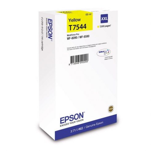 Epson kartuša/ C13T754440/ WF-8090/ 8590/ 7000 strani/ XXL Rumena