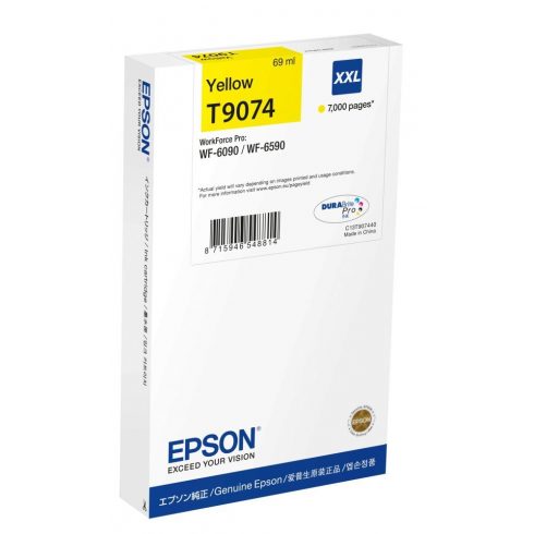 Kartuša s črnilom Epson/ C13T907440/ WF-6xxx/ XXL Yellow