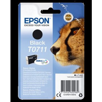   Kartuša s črnilom Epson/ T0711/ Singlepack T0711 DURABrite Ultra Ink/ Črna