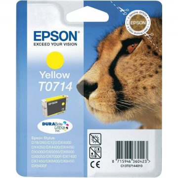   Kartuša s črnilom Epson/ T0714/ Singlepack T0714 DURABrite Ultra Ink/ Yellow