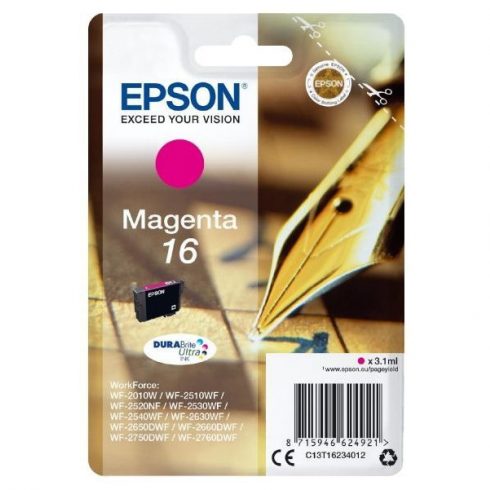 Kartuša s črnilom Epson/ T1623/ Singlepack 16 DURABrite Ultra Ink/ Magenta