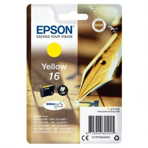 Kartuša s črnilom Epson/ T1624/ Singlepack 16 DURABrite Ultra Ink/ Yellow