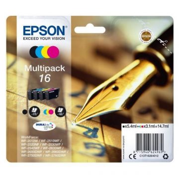   Kartuša s črnilom Epson/ T1626/ Multipack 16 Series 'Pen and Crossword' / 4x barve