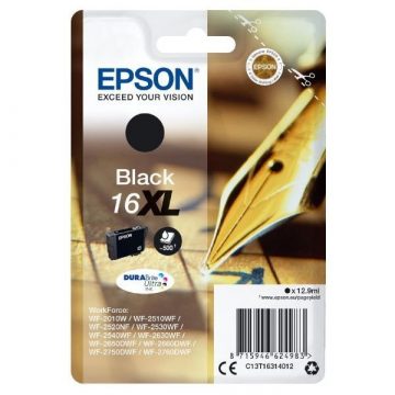   Kartuša s črnilom Epson/ T1631/ C13T16314012/ Singlepack 16XL DURABrite Ultra Ink/ Črna