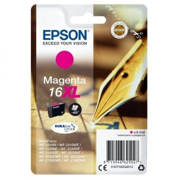   Kartuša s črnilom Epson/ T1633/ C13T16334012/ Singlepack 16XL DURABrite Ultra Ink/ Magenta