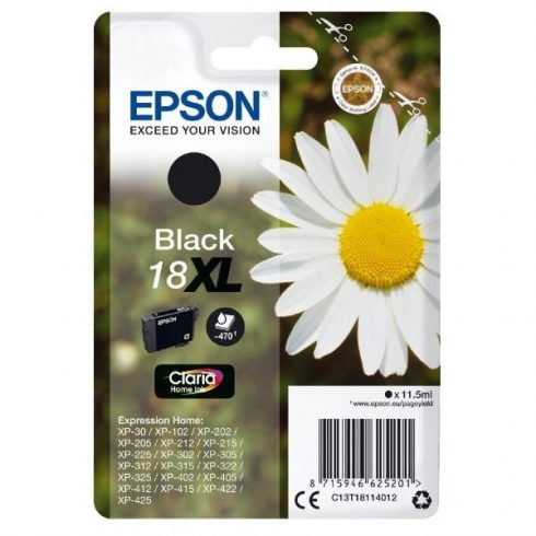 Epson črnilna kartuša/ T1811/ Singlepack 18XL Claria Home Ink/ Črna