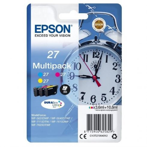 Kartuša s črnilom Epson/ T2705/ Multipack 27 DURABrite Ultra Ink/ 3x barve