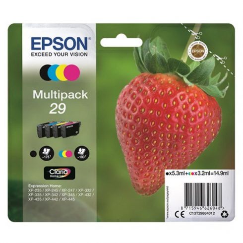 Epson črnilna kartuša/ T2986/ Multipack 29 Claria Home Ink/ 4x barve