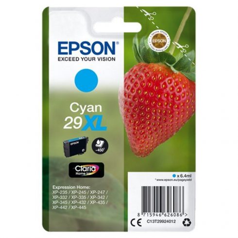 Epson črnilna kartuša/ T2992/ Singlepack 29XL Claria Home Ink/ Cyan