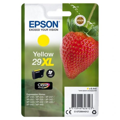 Epson kartuša s črnilom/ T2994/ Singlepack 29XL Claria Home Ink/ Yellow